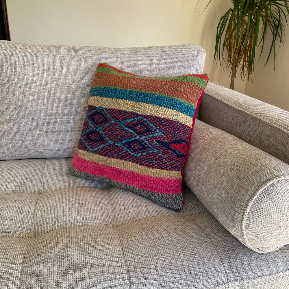 Hand Woven Peruvian Throw Pillow Covers